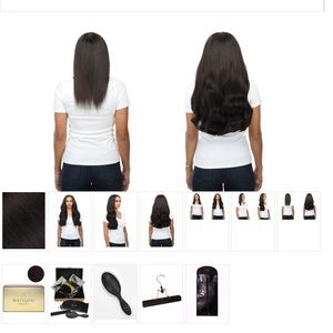 Bellami 22” 340g Boo-Gatti clip in hair extensions